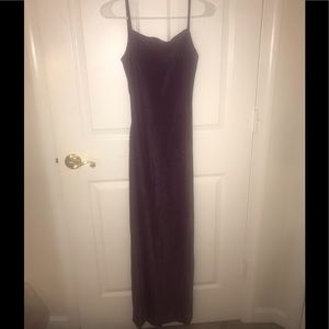Gorgeous purple shimmer long dress